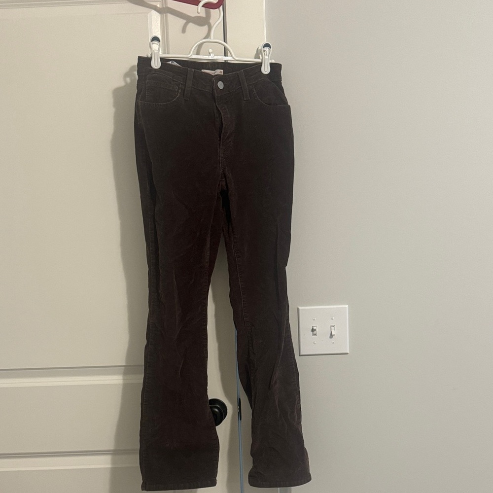 Levi's Women’s Dark Brown Corduroy Pants